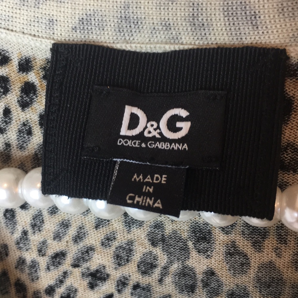 Dolce & Gabbana leopard Cardigan Size 40 - Picture 3 of 7